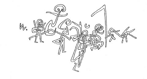 drawings on Writing